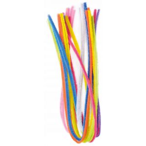 Druciki kreatywne Brewis 50cm Mix Neon, 8szt